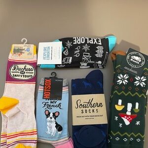 Lot of various women’s socks, never worn, all brand new with tags.